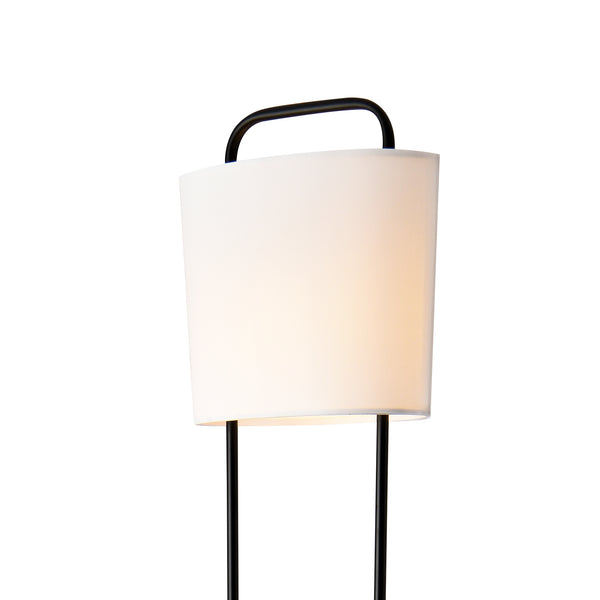 Gulvlampe Meløy Sort/Hvid [lux.pro]