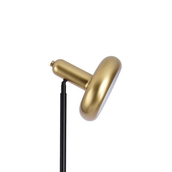 Gulvlampe Namsos metal sort/guldfarvet [lux.pro].