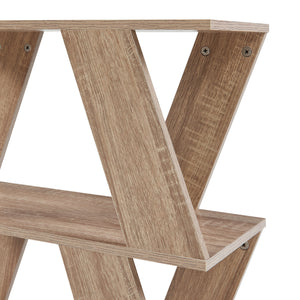 Sidebord Nome 60x22x57cm egetræslook [en.casa].