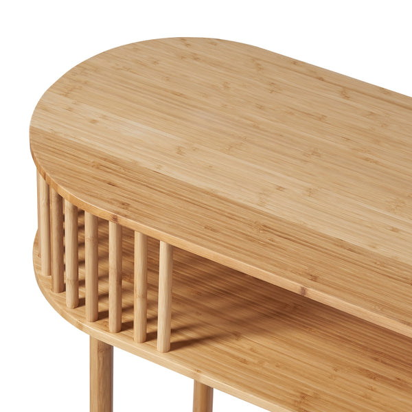 Konsolbord Pomarkku Bambus [en.casa]