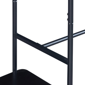 Knagerække Bø 150x100x34cm sort [en.casa].