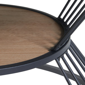 Sofabord Fossbergom sort/eg-look [en.casa].