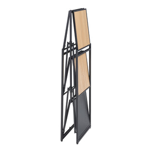 Foldehylde Telemark 81x68x38 cm sort/eg-look [en.casa].