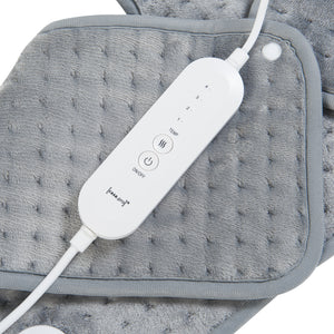 Elektrisk varmepude Borrello 100W 65x45cm Grå [en.casa].