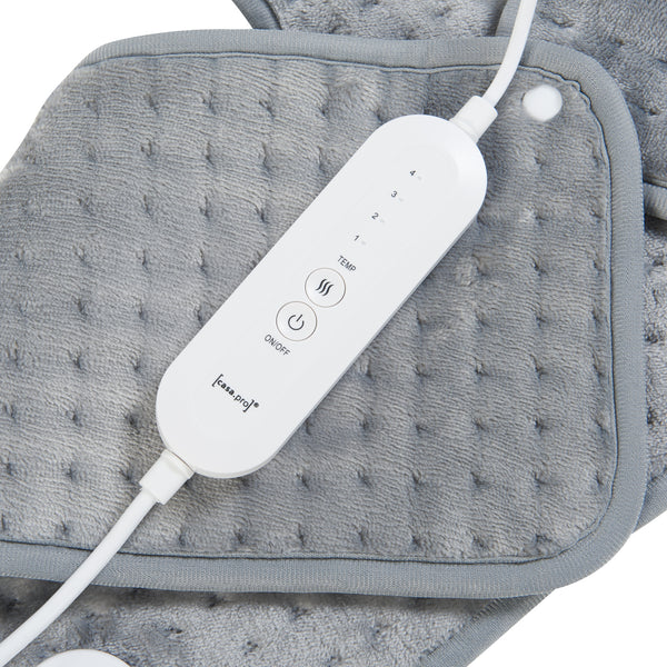 Elektrisk varmepude Borrello 100W 65x45cm Grå [en.casa].