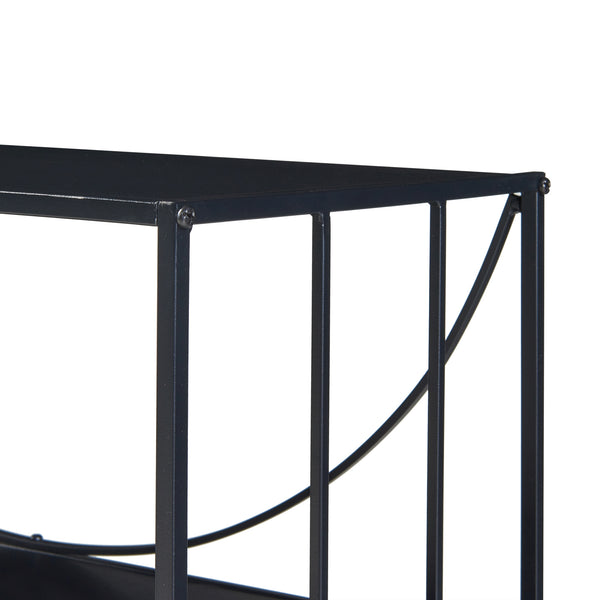 Konsolbord Baarn 65,5x70x32 cm sort [en.casa].