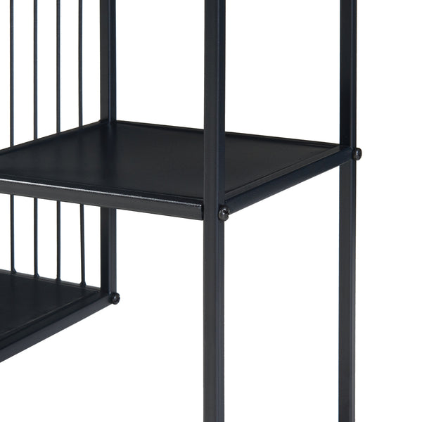 Konsolbord Beesel 65,5x60x20 cm sort [en.casa].