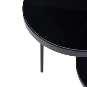 Mölndal sidebord med 3 hylder, sort [en.casa].