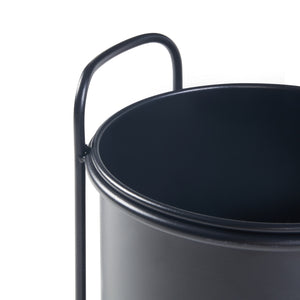 Plantestativ Osen sæt med 2 metal sort [en.casa].
