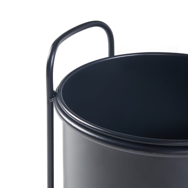 Plantestativ Osen sæt med 2 metal sort [en.casa].