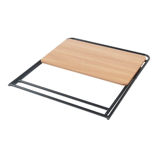 Klapbord Kvitsøy 85x50x80cm sort/eg [en.casa].