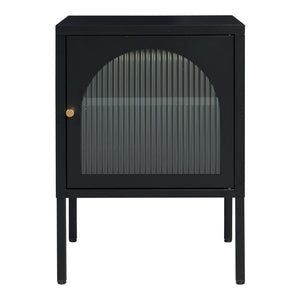 Natskab Karlskrona 60x42,5x40 cm Sort, mat [en.casa]