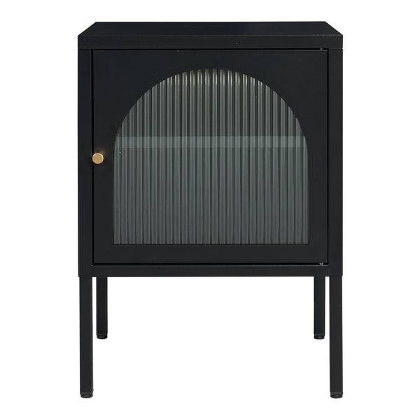 Natskab Karlskrona 60x42,5x40 cm Sort, mat [en.casa]