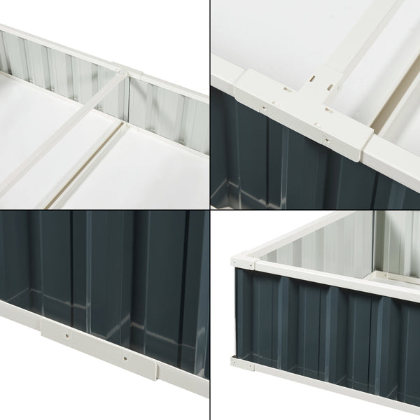 Højseng Albrandswaard 258x90x30 cm antracit [en.casa].