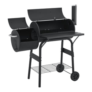Ryge- og grillvogn Arielli 115x110x64cm sort [casa.pro].