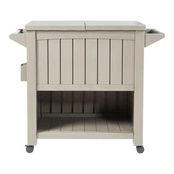 Udendørs kølevogn Arsita 102x47x87 cm Beige [casa.pro]