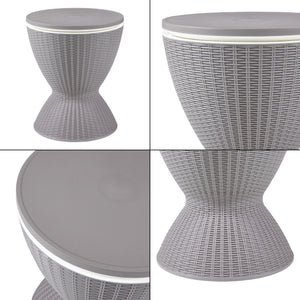 Kølebord Atessa 58x49 cm Rattanlook [casa.pro]