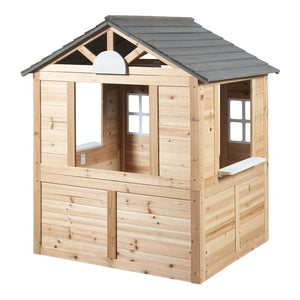 Legehus Acciano 131x113x97 cm fyrretræ [casa.pro]