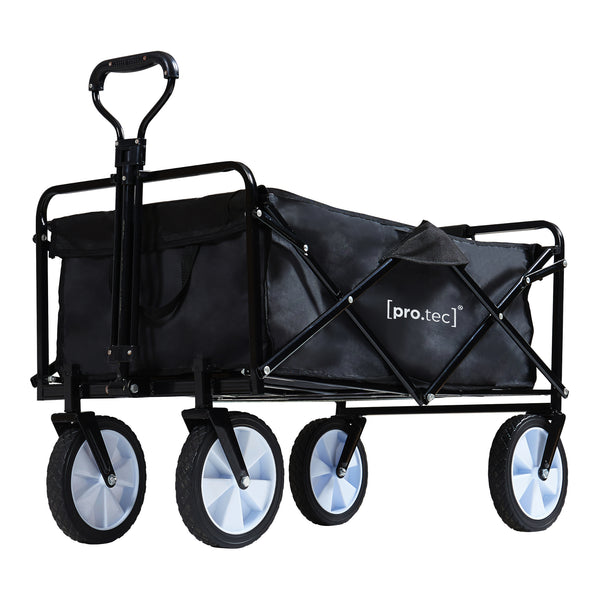 Bollerwagen Stenlille 84x55 cm maks. 80 kg Sort [pro.tec]