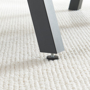 Bordstel 2 stk. sæt Mariager 42x40cm Sort [en.casa]