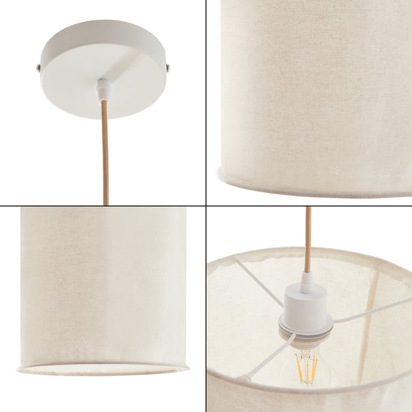 Pendellampe Buckley Hvid [lux.pro]