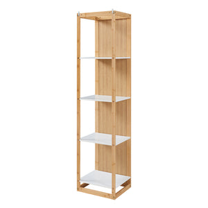 Spejlhylde As 170x40x35 cm bambus [en.casa]