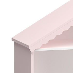 Børnehylde Vestnes 114x91x30 cm Cotton Candy/White [en.casa]