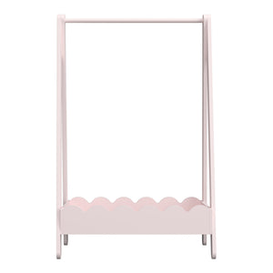 Børnegarderobe Vestnes 99x66x38 cm Candyfloss [en.casa]