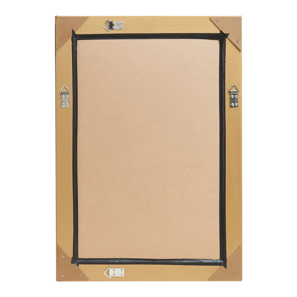 Vægspejl Punkalaidun i barokstil 80x60 cm guldfarvet [en.casa]