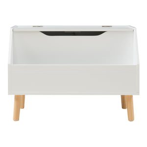 Legetøjskasse Aavanrar 60x30x43 cm Hvid [en.casa]