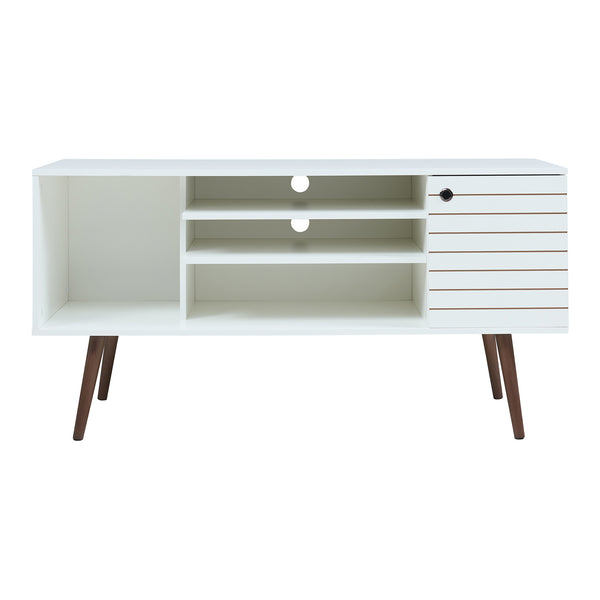 TV-skab Vare 130x40x66 cm hvid [en.casa]