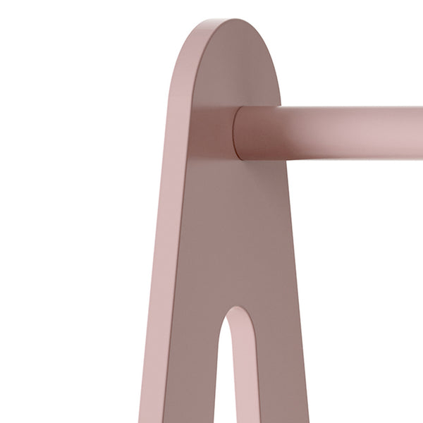 Børnegarderobe Vestnes 114x77x30 cm Cotton Candy/White [en.casa]