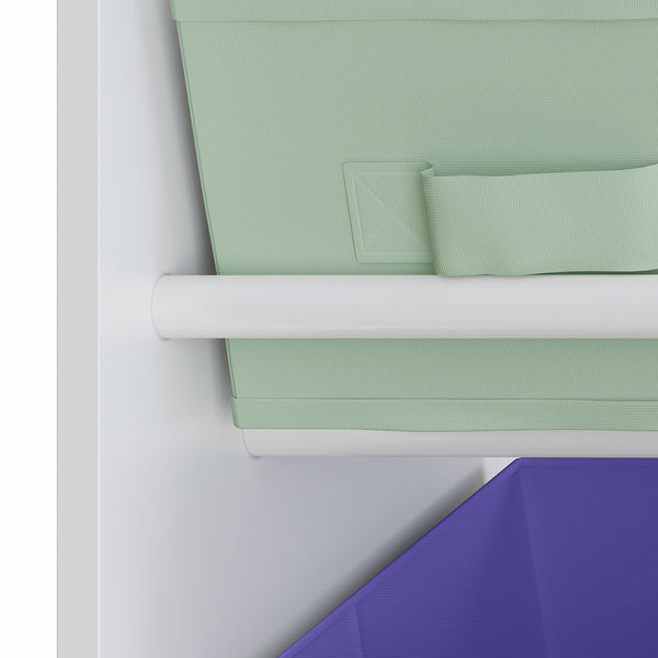 Børnehylde Farusa 80x90x30 cm Aqua Dream motiv [en.casa]