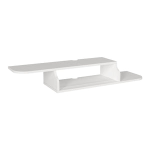 Hængende TV-lowboard Kershaby 120x30x19 cm Hvid [en.casa]