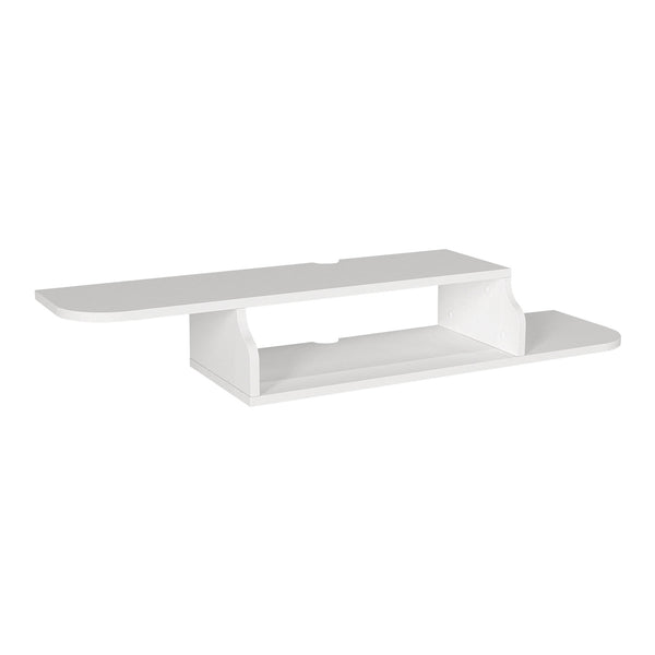 Hængende TV-lowboard Kershaby 120x30x19 cm Hvid [en.casa]