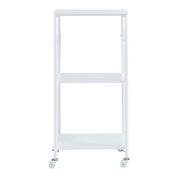 Rulbart printerbord Janertu 82x39x35 cm Hvid [en.casa]