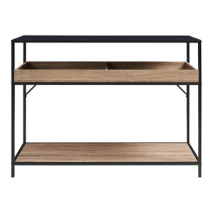 Konsolbord Belana 110x40x80 cm sort/eg-look [en.casa]