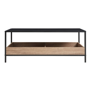 Sofabord Belana 100x48x39 cm sort/eg-look [en.casa]