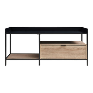 TV-bord Belana 120x40x54 cm sort/eg-look [en.casa]