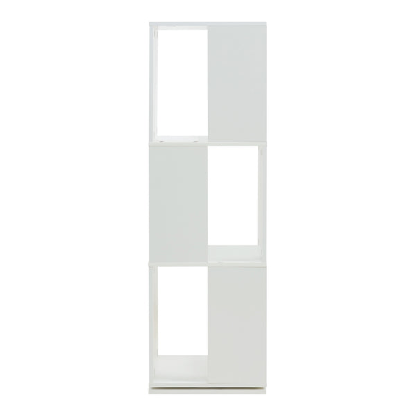 Drejelig bogreol Fjelmarirg 109x34x34 cm Hvid [en.casa]