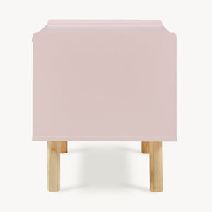 Legetøjskasse Virer 60x40x45 cm Rosa [en.casa]