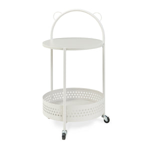 Serveringsvogn Jässaatka stål 76x40 cm grå [en.casa]