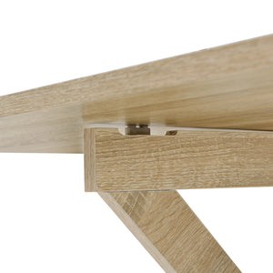 [en.casa]® Vægmonteret klapbord - Skrivbord - 100x60x58cm