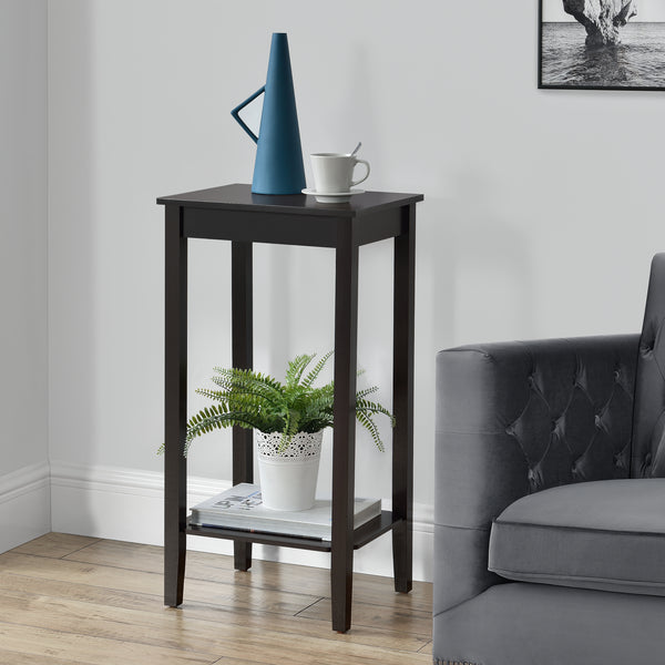 Sidebord Thun 74x38x30 cm MDF kaffefarvet en.casa