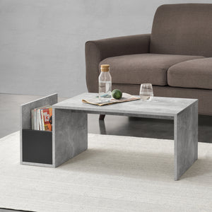 Sofabord Bollnäs 90x45x35 cm med hylde i forskellige farver farver en.casa