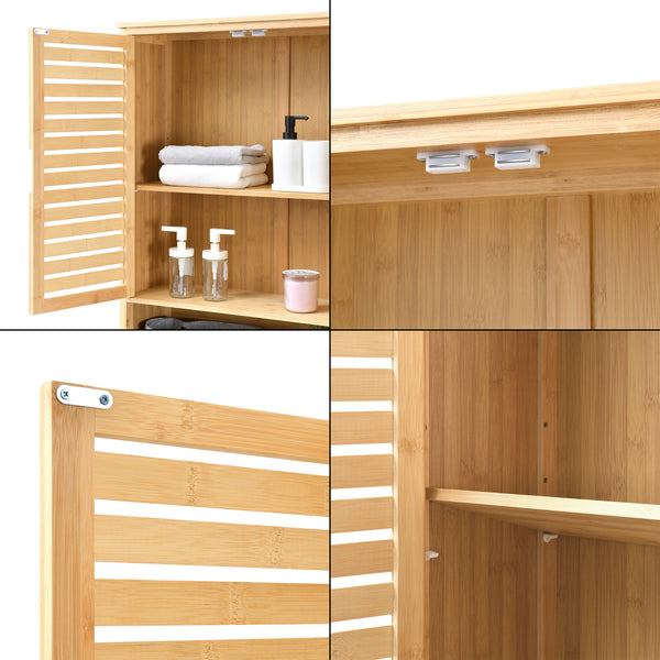 Geta toiletskab 170 x 66 x 23 cm bambus [en.casa].