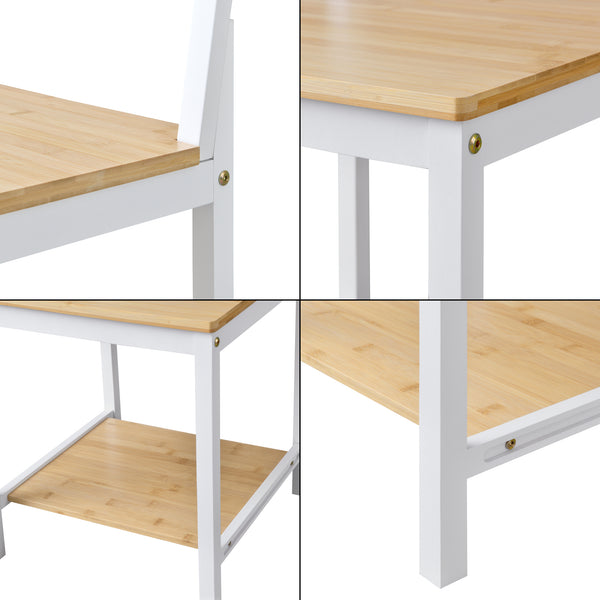 Herretjener Juuka 133x40x42 cm Frakkeholder bambus [en.casa]