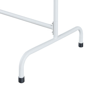 Haderup tøjstativ 137 x 100 x 45 cm hvid [en.casa]