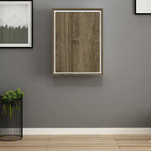 Greve folde-ud-bord i hvid/valnød-look [en.casa].