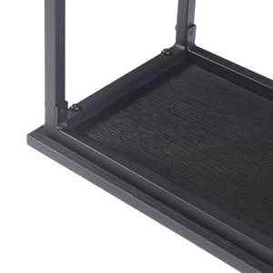 Turku brændereol med hylder 60x30x112cm [en.casa].